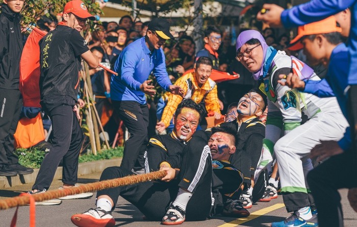 校運會拔河總決賽剪影