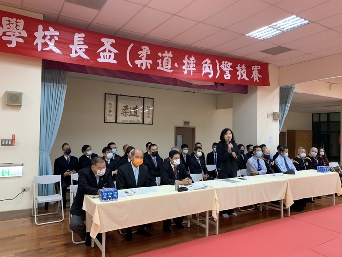 110學年度第1學期校長盃警技賽「柔道及摔角」開幕