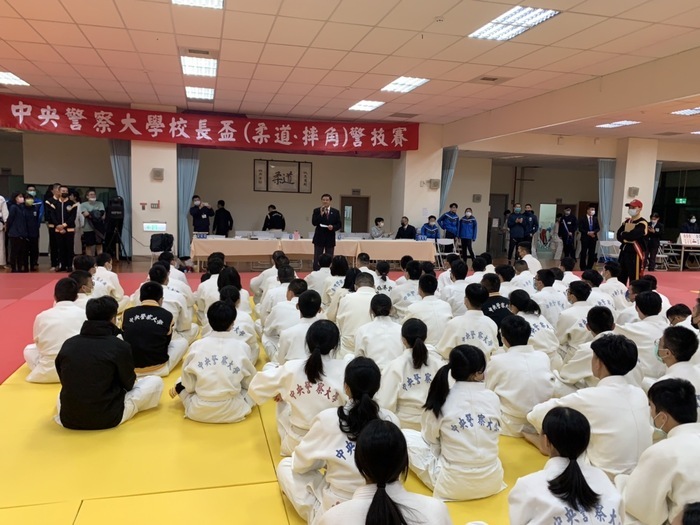 110學年度第1學期校長盃警技賽「柔道及摔角」開幕