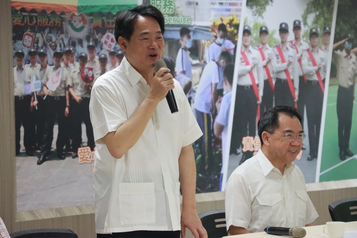 沈司長勉勵本校接受替代役訓練校友